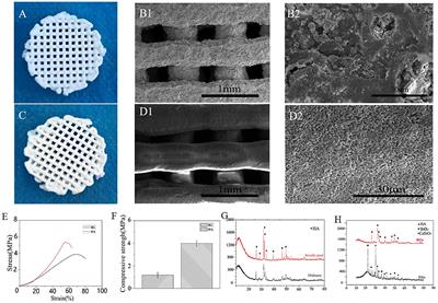 Customized Borosilicate Bioglass Scaffolds With Excellent Biodegradation and Osteogenesis for Mandible Reconstruction